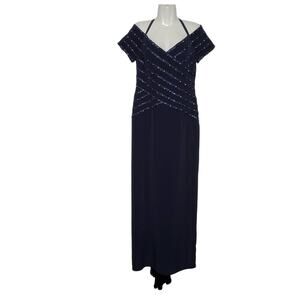 Jovani Crystal Embellished Crisscross Formal Evening Gown 12